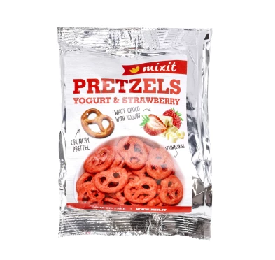 Precelki Mixit do kieszeni jogurt i truskawki 70 g