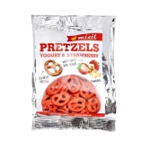 Precelki Mixit do kieszeni jogurt i truskawki 70 g Precelki Mixit do kieszeni jogurt i truskawki 70 g