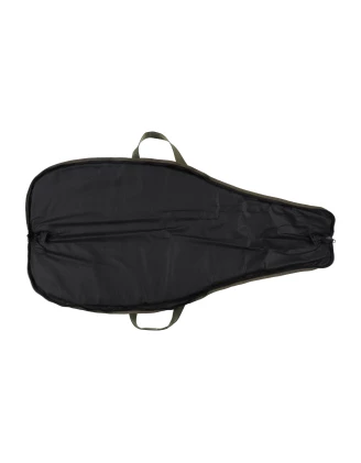 Pokrowiec Forsport na broń LPDK 12 1,25m, kolor oliwkowy, haft głowa jelenia czarna, biza oliwkowa