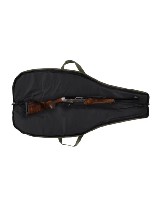 Pokrowiec Forsport na broń LPDK 16 1,25m, kolor oliwkowy haft głowa jelenia 2, biza oliwkowa