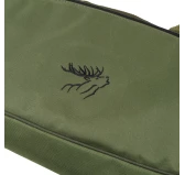 Pokrowiec Forsport na broń LPDK 16 1,25m, kolor oliwkowy haft głowa jelenia 2, biza oliwkowa Pokrowiec Forsport na broń LPDK 16 1,25m, kolor oliwkowy haft głowa jelenia 2, biza oliwkowa