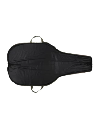 Pokrowiec Forsport na broń LPT9 03 1,44m termo+tłumik, kolor oliwkowy, haft głowa jelenia czarna, biza oliwkowa