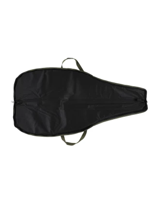 Pokrowiec Forsport na broń LPZKAM 06 1,25m, kam lesny/ zamsz oliwkowy, haft jeleń ryczy w trawie, biza pomarańczowa