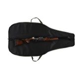 Pokrowiec Forsport na broń LPZKAM 07 1,25m, kam leśny/zamsz oliwkowy, haft jeleń ryczy w trawie