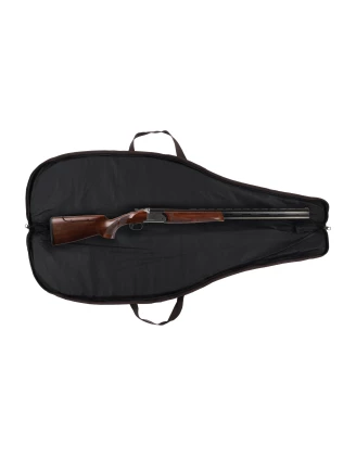 Pokrowiec Forsport na broń LPZKAM 08 1,25m, kam leśny/ zamsz brązowy, haft głowa jelenia beżowa, biza pomarańczowa