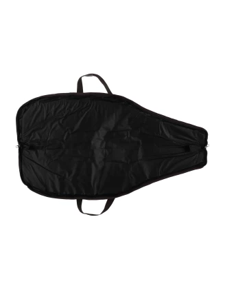 Pokrowiec Forsport na broń LPZKAM K02 1,12m, kamuflaż leśny/zamsz brązowy haft jeleń ryczy w trawie