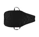 Pokrowiec Forsport na broń LPZKAM K03 1,12m, zamsz brąz / kamuflaż leśny, haft jeleń ryczy w trawie, haft biza pomarańczowa