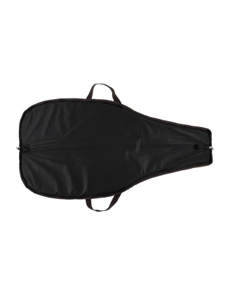 Pokrowiec Forsport na broń zamszowy L2ZPLUS 04 1,25m, kolor brązowy/ pomarańczowy, haft głowa jelenia bezowa