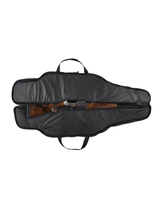 Pokrowiec Forsport na dwie jednostki broni G3 02 1.32m, kolor czarny haft tarcza duża beżowa