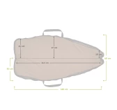 Pokrowiec futerał na sztucer FSL19G-4/2 zielono brąz 125 cm