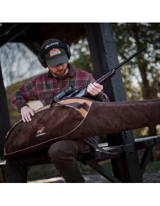 Pokrowiec na broń długą Forsport L2ZPLUS 01 125 cm zamsz brązowy