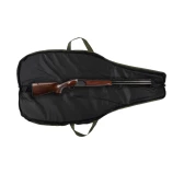 Pokrowiec na broń LPDK 19 1,25m, kolor oliwkowy haft dzik stoi w trawie, biza seledynowa