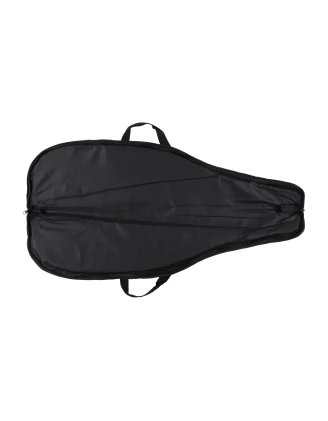 Pokrowiec na broń LPDK2 02 1,25m długa kieszeń, kolor kamuflaż wojskowy/czarny haft mała tarcza czarna