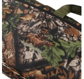 Pokrowiec na broń LPDK2KAM 03 1,25m, kolor kamuflaż leśny, haft jeleń ryczy w trawie, długa kieszeń