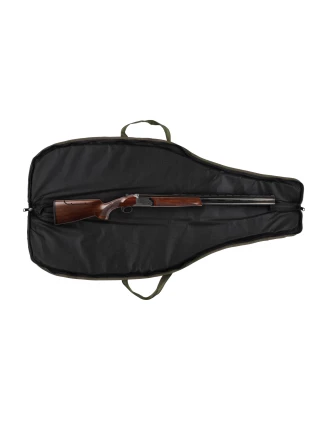 Pokrowiec na broń LPDK2KAM 04 1,25m, kolor kamuflaż leśny haft tarcza pomarńczowa