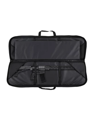 Pokrowiec na broń TACTICAL MAX01 dł. 1,15m h38, kolor czarny, haft celownik VX, na dwie jednostki