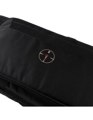 Pokrowiec na broń TACTICAL MAX01 dł. 1,15m h38, kolor czarny, haft celownik VX, na dwie jednostki