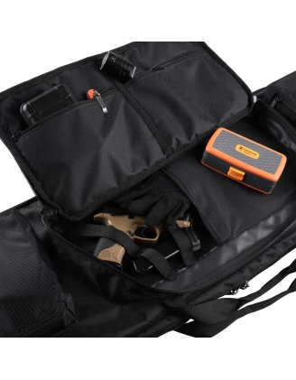 Pokrowiec na broń TACTICAL MAX02 dł. 1,05m h38, kolor czarny, haft celownik beżowy, na dwie jednostki