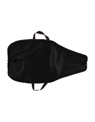 Pokrowiec na broń zamszowy L2ZPLUS K02 1,12m, kolor brązowy, haft jeleń ryczy w trawie