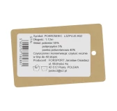 Pokrowiec na broń zamszowy L2ZPLUS K02 1,12m, kolor brązowy, haft jeleń ryczy w trawie