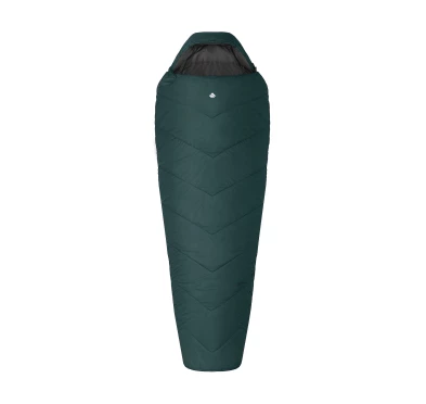 Śpiwór Alpinus Fiber Pro 800 dla leworęcznych, zielony