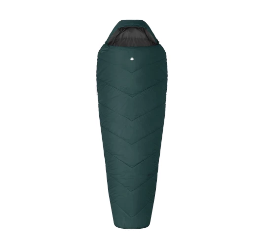 Śpiwór Alpinus Fiber Pro 800 dla leworęcznych, zielony