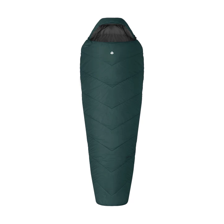 Śpiwór Alpinus Fiber Pro 800 dla leworęcznych, zielony