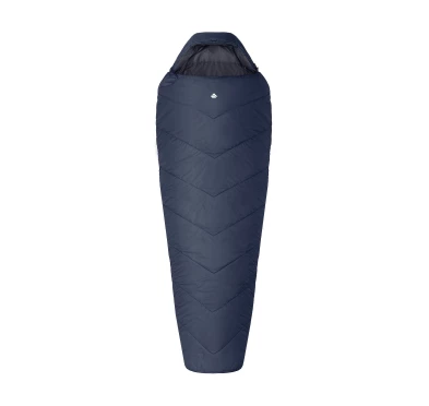 Śpiwór Alpinus Fiber Pro 1100 dla leworęcznych, szary
