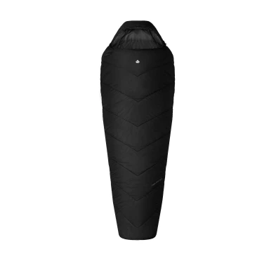 Śpiwór Alpinus Fiber Pro 1300 dla leworęcznych, antracytowy
