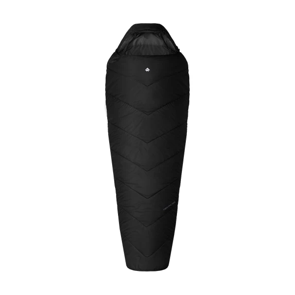 Śpiwór Alpinus Fiber Pro 1300 dla leworęcznych, antracytowy Śpiwór Alpinus Fiber Pro 1300 dla leworęcznych, antracytowy