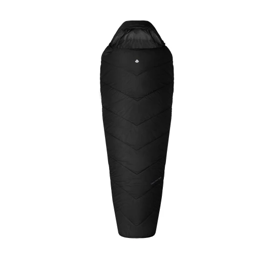 Śpiwór Alpinus Fiber Pro 1300 dla leworęcznych, antracytowy