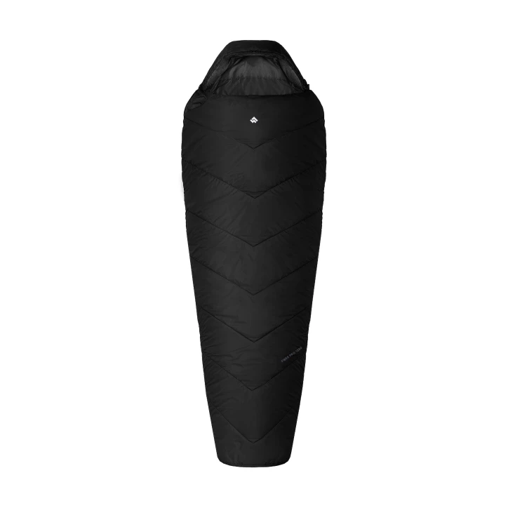 Śpiwór Alpinus Fiber Pro 1300 dla leworęcznych, antracytowy