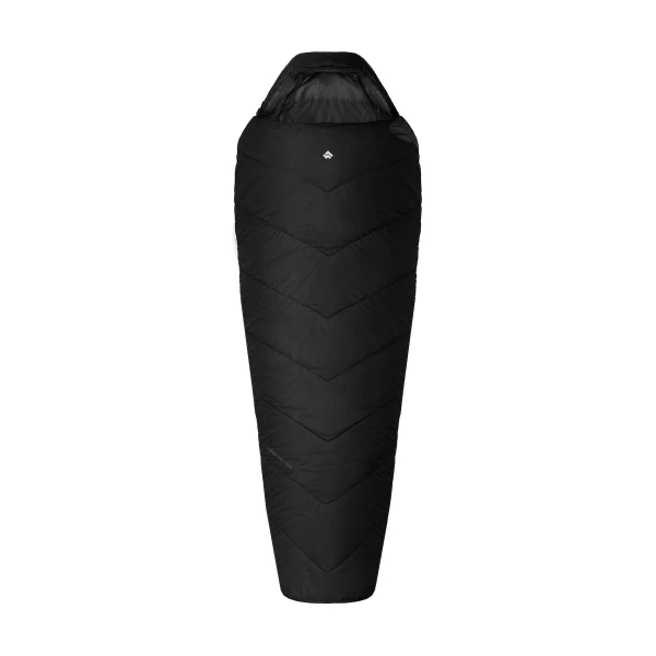 Śpiwór Alpinus Fiber Pro 1300 dla praworęcznych, antracytowy Śpiwór Alpinus Fiber Pro 1300 dla praworęcznych, antracytowy