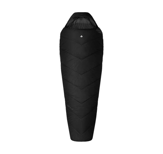 Śpiwór Alpinus Fiber Pro 1300 dla praworęcznych, antracytowy