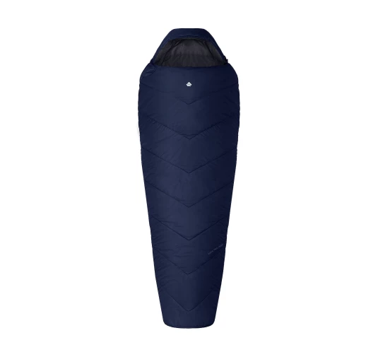 Śpiwór Alpinus Fiber Pro 1500 dla leworęcznych, granatowy