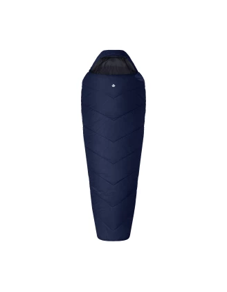 Śpiwór Alpinus Fiber Pro 1500 dla praworęcznych, granatowy