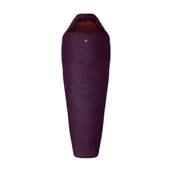 Śpiwór Alpinus Fiber Pro WS 1100 dla leworęcznych, burgundowy Śpiwór Alpinus Fiber Pro WS 1100 dla leworęcznych, burgundowy