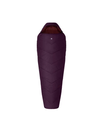 Śpiwór Alpinus Fiber Pro WS 1100 dla leworęcznych, burgundowy