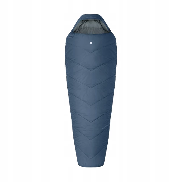 Śpiwór Alpinus Fiber Pro WS 1300 dla leworęcznych, szałwiowy