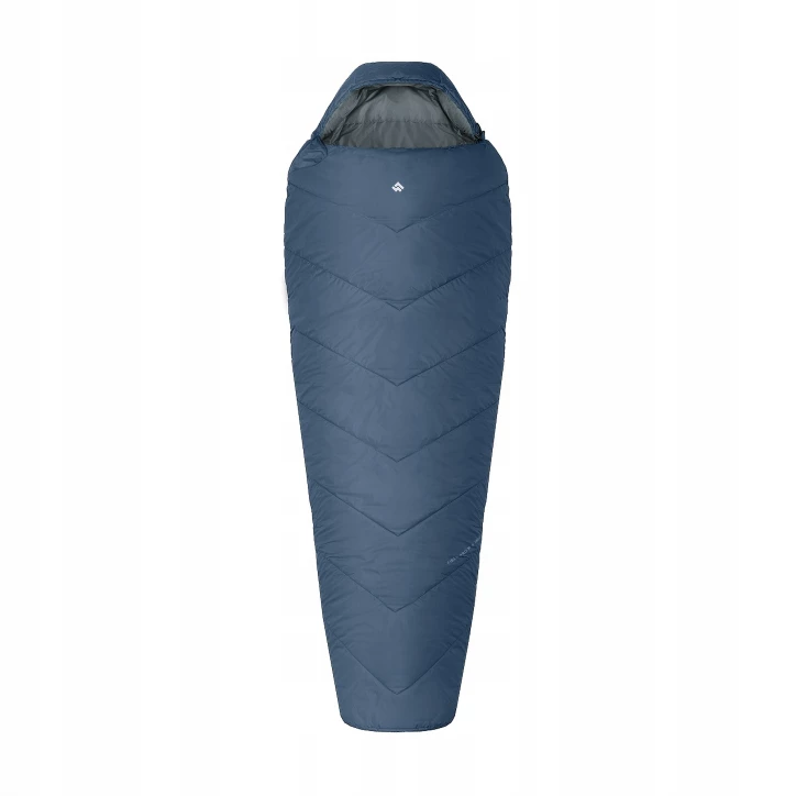 Śpiwór Alpinus Fiber Pro WS 1300 dla leworęcznych, szałwiowy