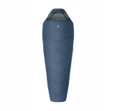 Śpiwór Alpinus Fiber Pro WS 1300 dla leworęcznych, szałwiowy