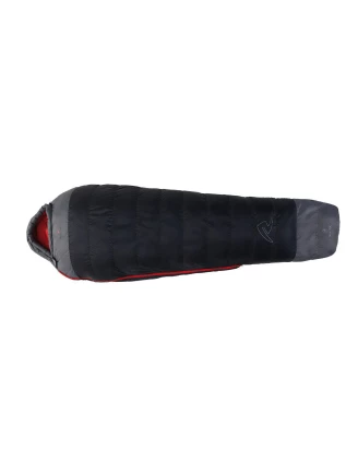 Śpiwór puchowy Robens Serac 300 dla leworęcznych -4C (195 cm) - czarny