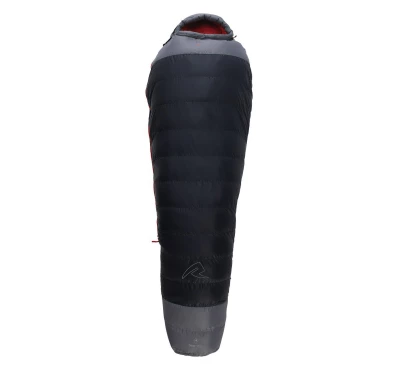 Śpiwór puchowy Robens Serac 900 dla leworęcznych -20C (195 cm) - czarny