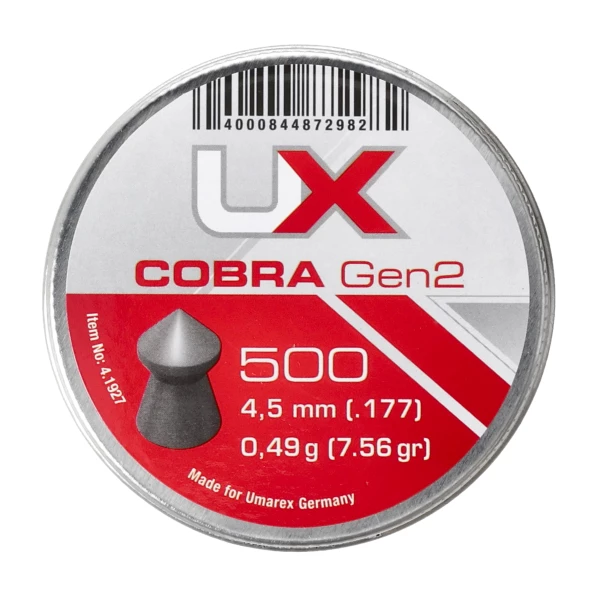 Śrut diabolo UX Cobra gen 2. 4,5 mm 500 szt. Śrut diabolo UX Cobra gen 2. 4,5 mm 500 szt.