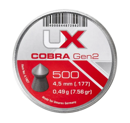 Śrut diabolo UX Cobra gen 2. 4,5 mm 500 szt.