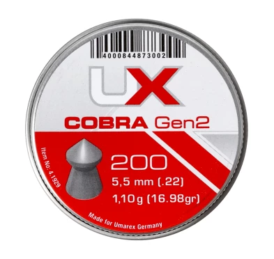 Śrut diabolo UX Cobra gen 2. 5,5 mm 200 szt.