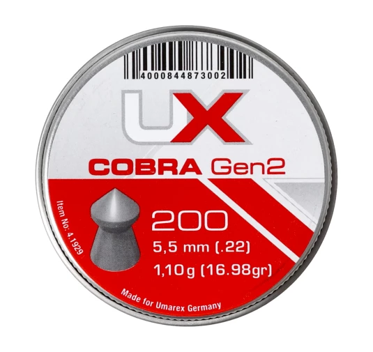 Śrut diabolo UX Cobra gen 2. 5,5 mm 200 szt.