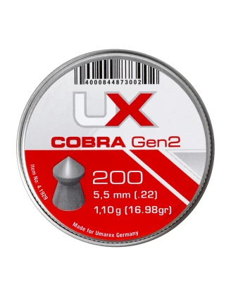 Śrut diabolo UX Cobra gen 2. 5,5 mm 200 szt.