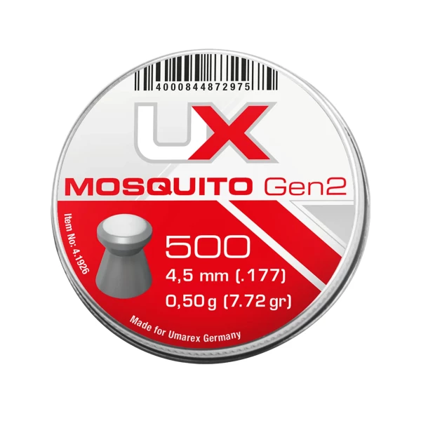 Śrut diabolo UX Mosquito gen 2. 4,5 mm 500 szt. Śrut diabolo UX Mosquito gen 2. 4,5 mm 500 szt.