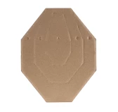 Tarcza kartonowa Range Solutions IPSC MINI połówki biało-brązowe 50 szt. Tarcza kartonowa Range Solutions IPSC MINI połówki biało-brązowe 50 szt.